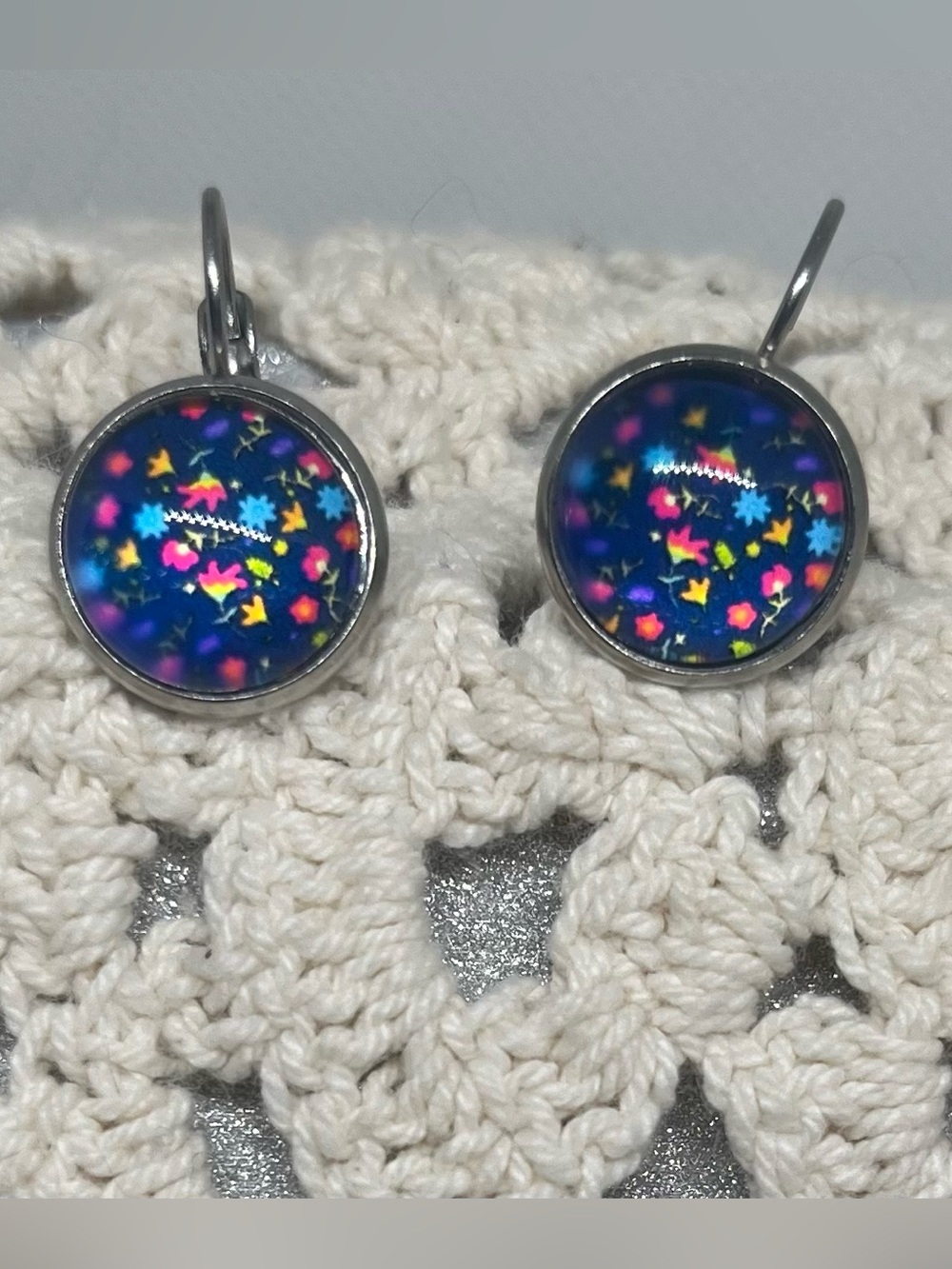 Handmade Cabochon Earrings